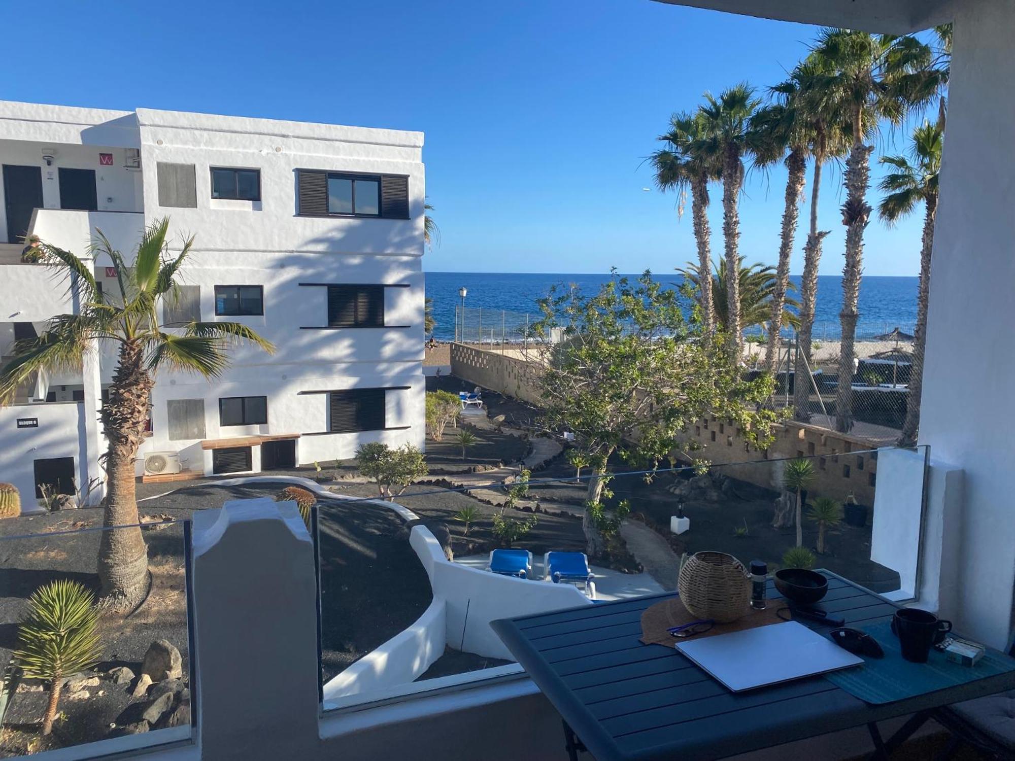 Strandapartment Costa Luz-Ozean View Тиас Экстерьер фото